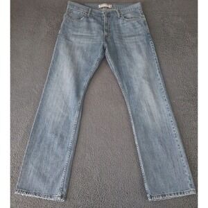 Vintage Levis 514 Jeans Mens 36 X 32‎ Slim Straight Y2K Medium Wash Denim